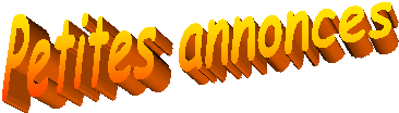 Petites annonces